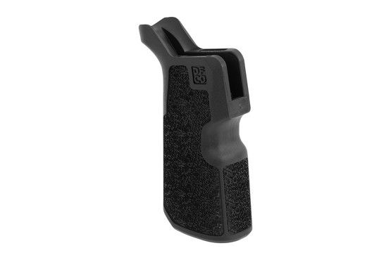 Ergonomic, lightweight AR-15 pistol grip, black.